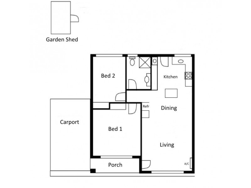 2/13 New West Road, Port Lincoln SA 5606 Floorplan