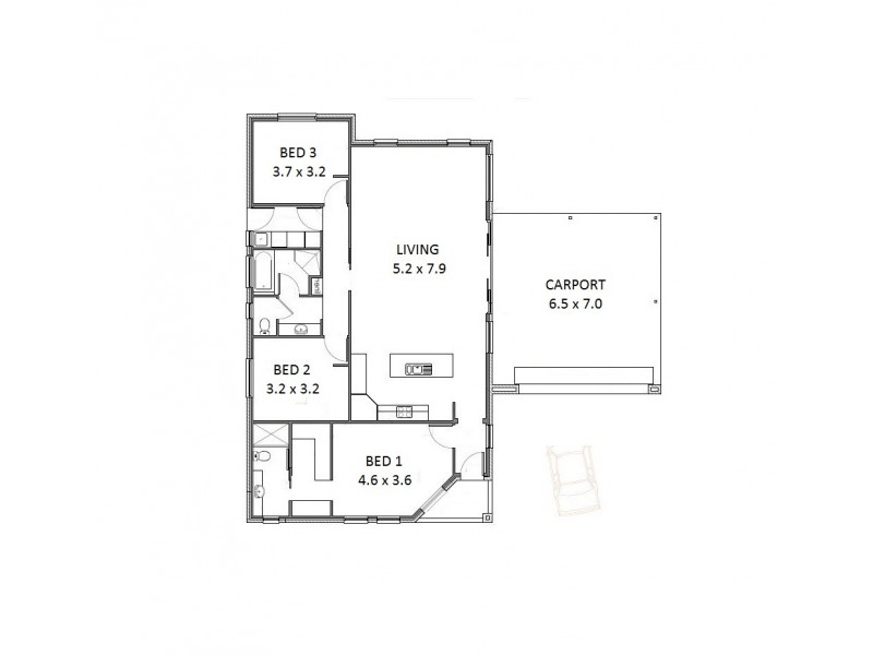 1/13 Windamere Crescent, Port Lincoln SA 5606 Floorplan