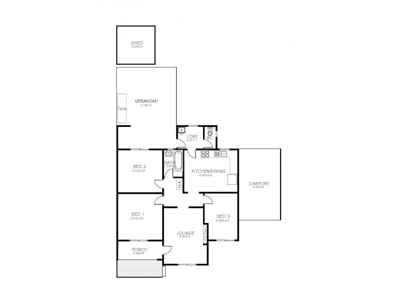 134 Mortlock Terrace, Port Lincoln SA 5606 Floorplan