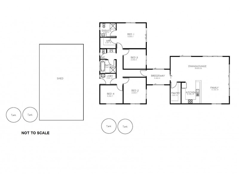 36-42 Thornbill Road, Boston SA 5607 Floorplan
