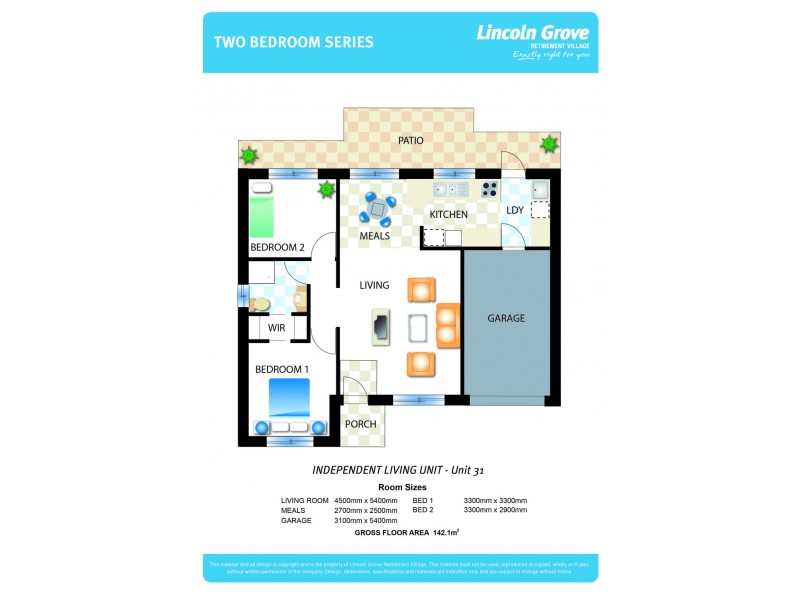 Unit 31 / 27 Marine Avenue, Port Lincoln SA 5606 Floorplan