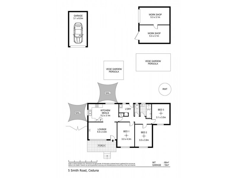 5 Smith Road, Ceduna SA 5690 Floorplan