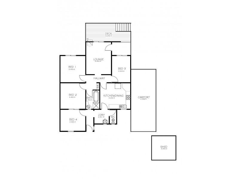12 Koonella Street, Port Lincoln SA 5606 Floorplan