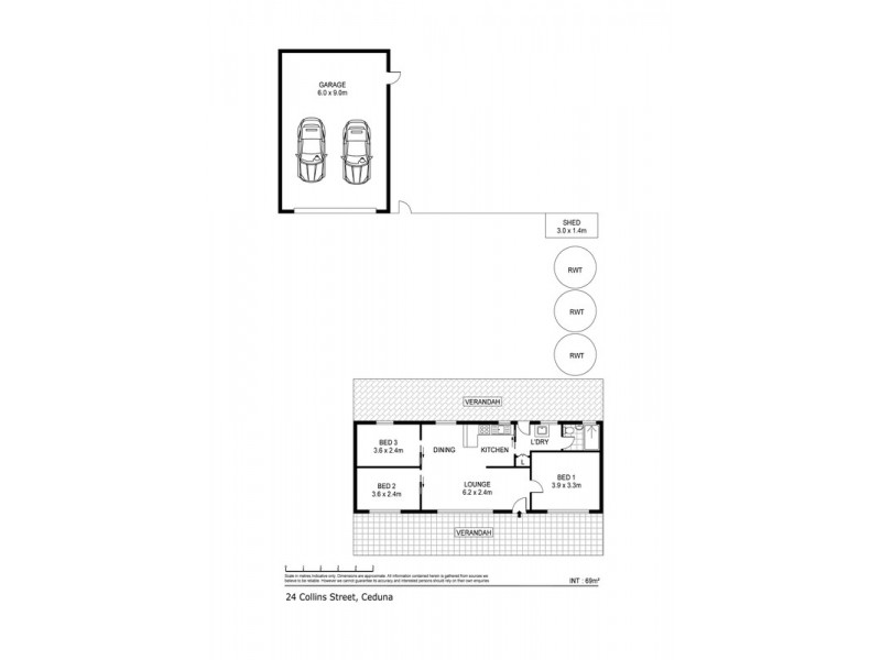 24 Collins Street, Ceduna SA 5690 Floorplan