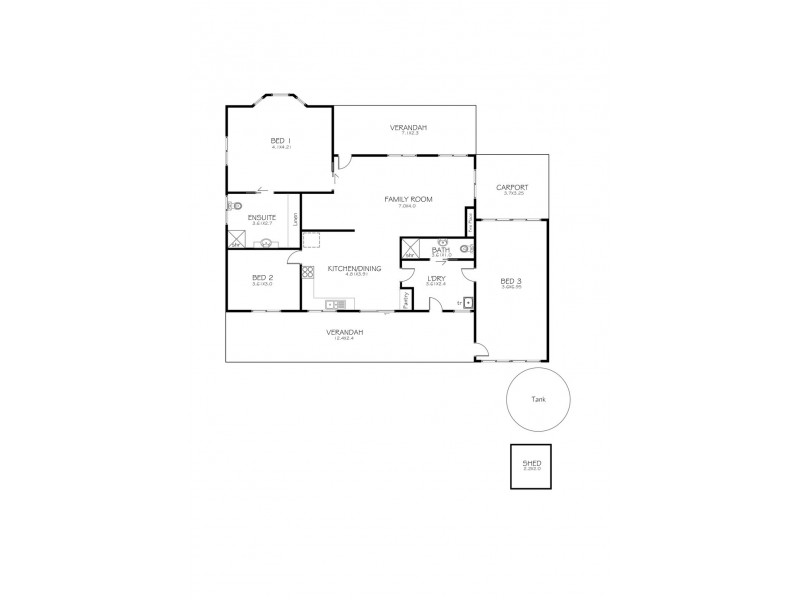 24 Central Street, Louth Bay SA 5607 Floorplan