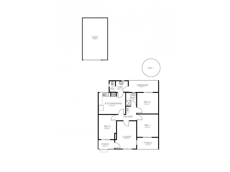 14 Shepherd Ave, Port Lincoln SA 5606 Floorplan
