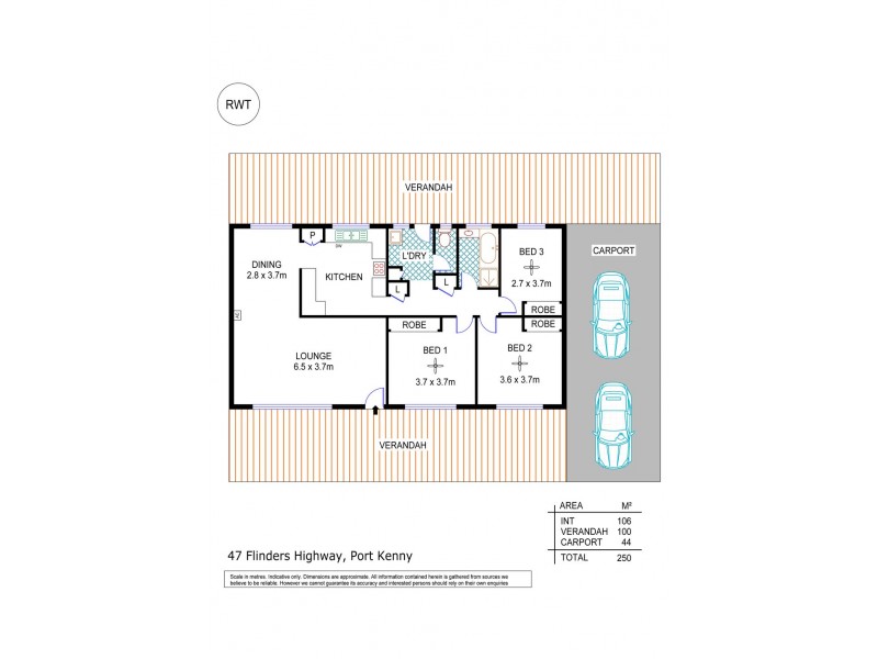 47 Flinders Highway, Port Kenny SA 5671 Floorplan