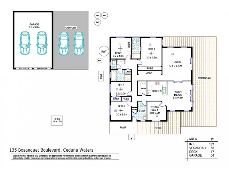 135 Bosanquet Boulevard, Ceduna SA 5690 Floorplan
