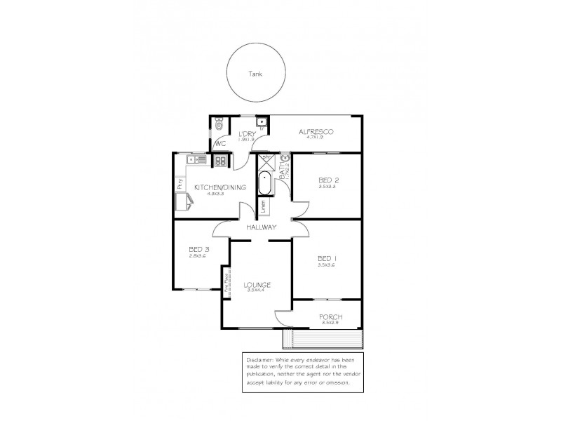 136 Mortlock Terrace, Port Lincoln SA 5606 Floorplan