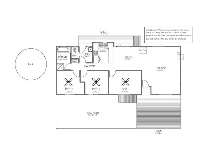 143-149 Cockatoo Road, Boston SA 5607 Floorplan