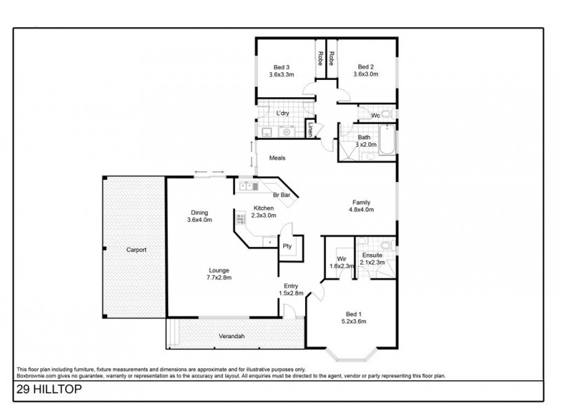 29 Hilltop Drive, Port Lincoln SA 5606 Floorplan