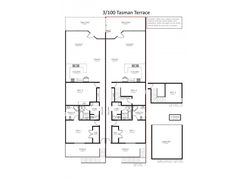 3 of 100 Tasman Terrace, Port Lincoln SA 5606 Floorplan