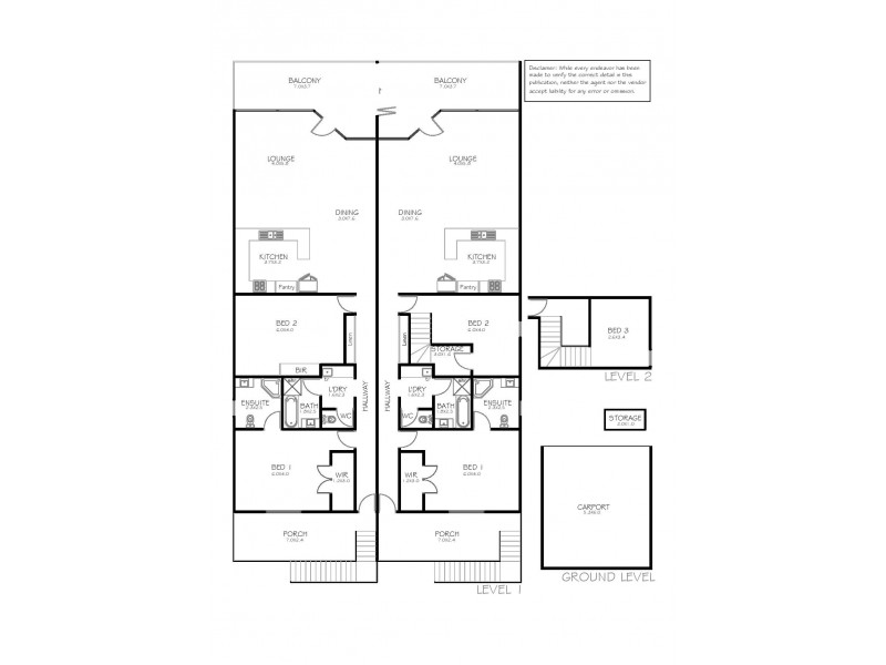 2 and 3 of 100 Tasman Terrace, Port Lincoln SA 5606 Floorplan