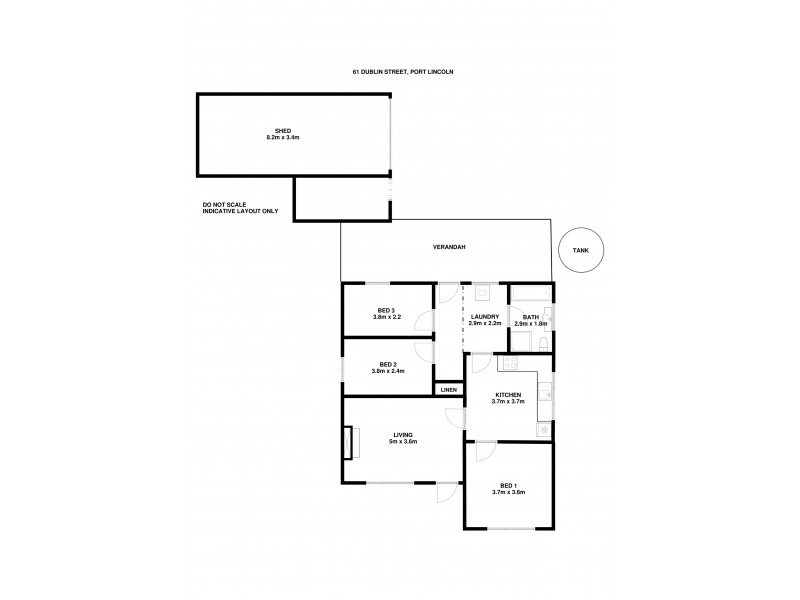 61 Dublin Street, Port Lincoln SA 5606 Floorplan