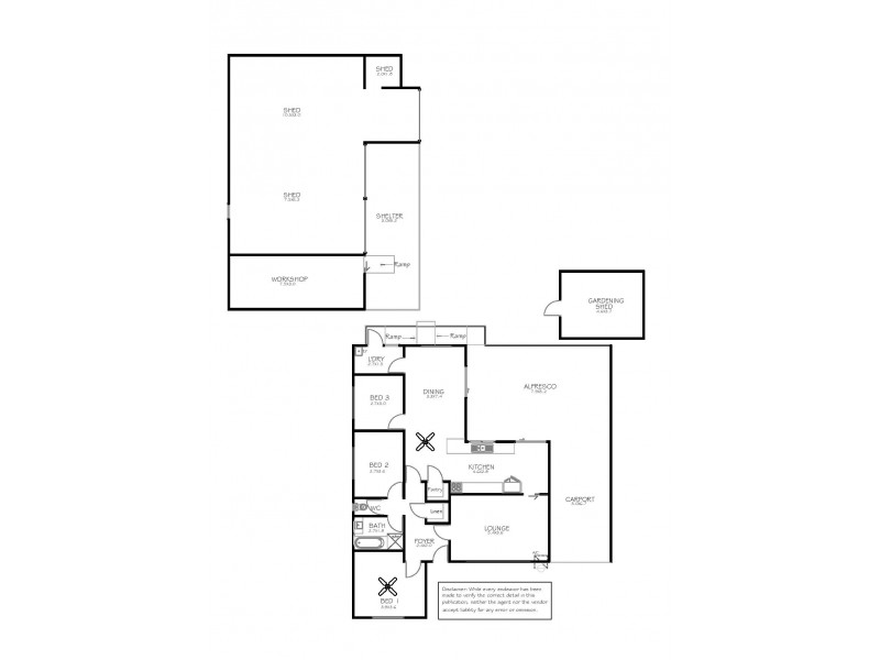 21 Central Street, Louth Bay SA 5607 Floorplan