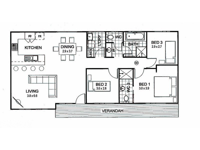 9/3 McDonald Avenue, Port Lincoln SA 5606 Floorplan