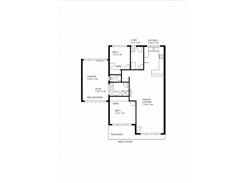 Unit 12 – 6 New West Road, Port Lincoln SA 5606 Floorplan