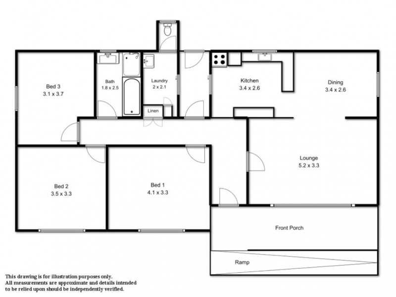 4 Murat Terrace, Ceduna SA 5690 Floorplan