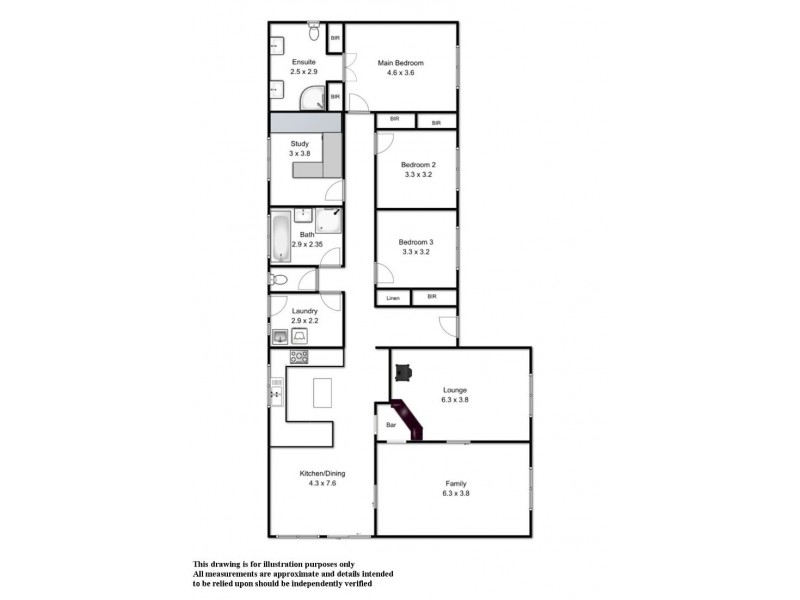 13 Christopher Street, Ceduna SA 5690 Floorplan