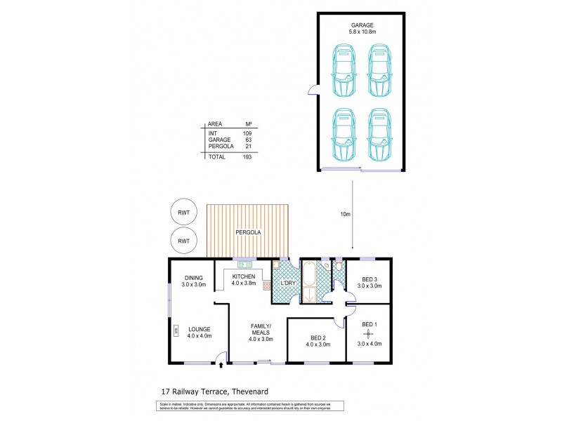 17 Railway Terrace, Thevenard SA 5690 Floorplan