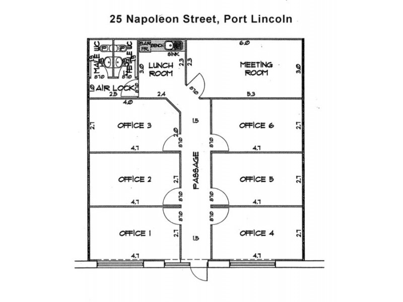 25 Napoleon Street, Port Lincoln SA 5606 Floorplan