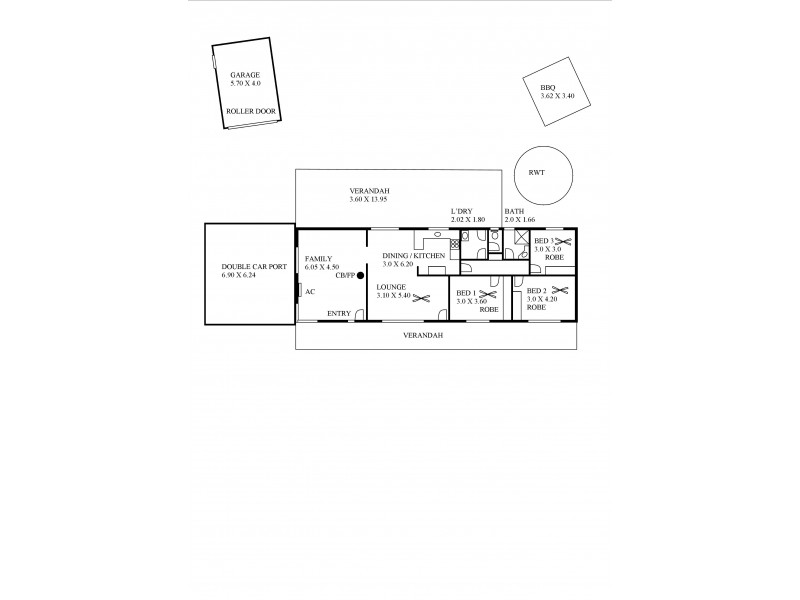 222 – 223 Second Street, Wangary SA 5607 Floorplan