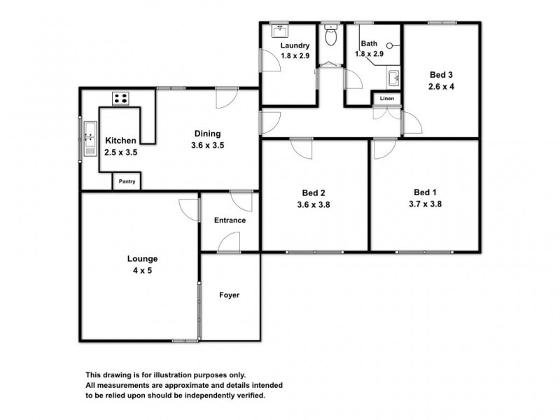 2 Chadwick Street, Ceduna SA 5690 Floorplan