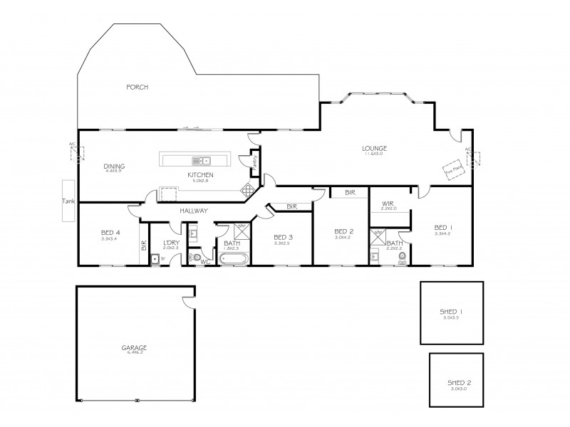 8 Parnkalla Ave, Port Lincoln SA 5606 Floorplan