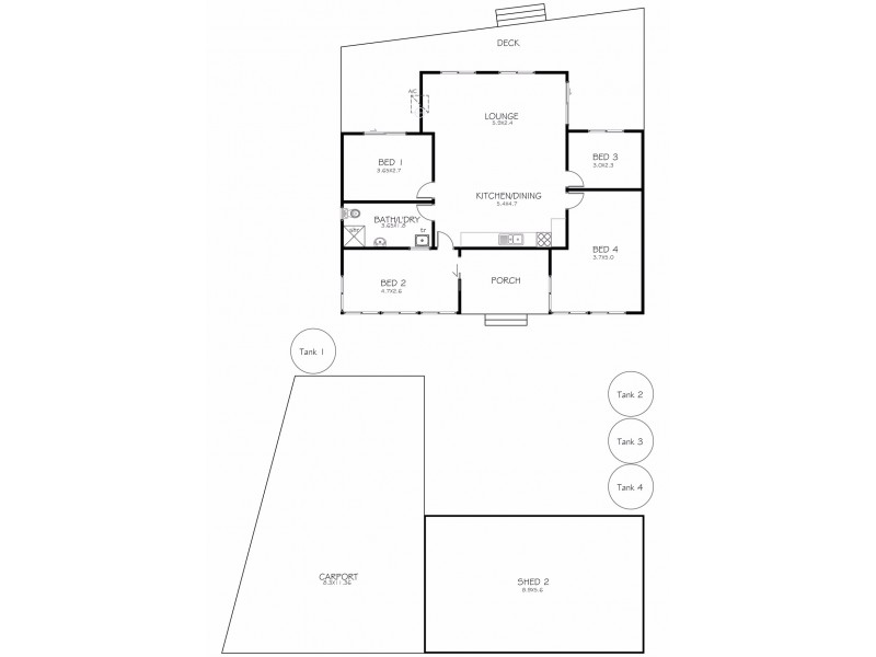 477 Dolphin Drive, Mount Dutton Bay SA 5607 Floorplan