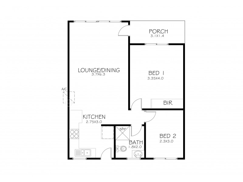 3/96 Lincoln Highway, Port Lincoln SA 5606 Floorplan