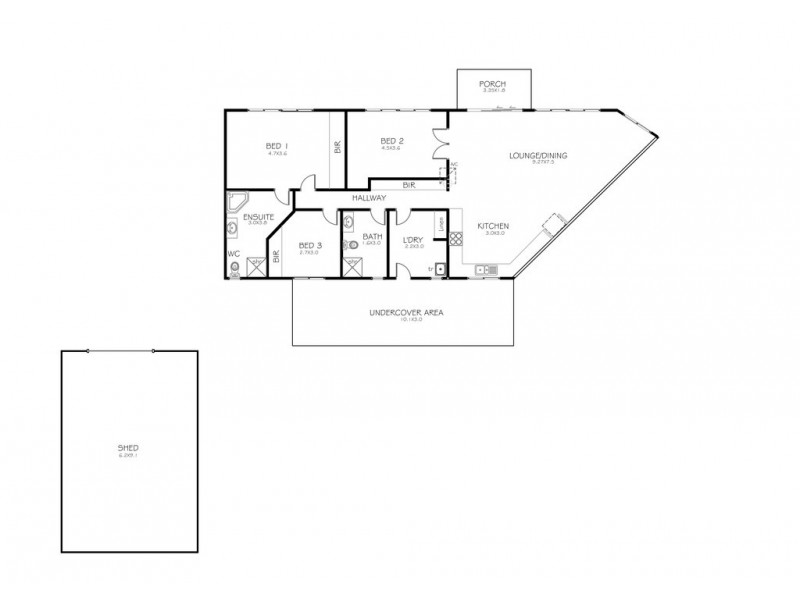 Unit 2/2 Jubilee Drive, Coffin Bay SA 5607 Floorplan