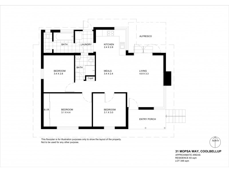 31 Mopsa Way, Coolbellup WA 6163 Floorplan