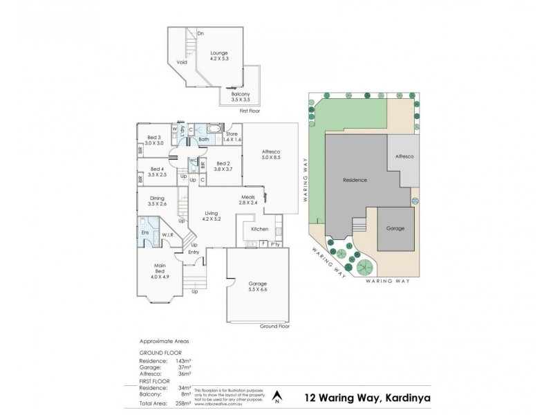 12 Waring Way, Kardinya WA 6163 Floorplan