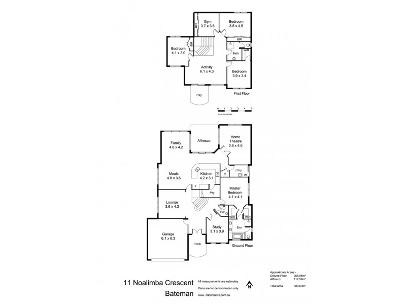 11 Noalimba Crescent, Bateman WA 6150 Floorplan