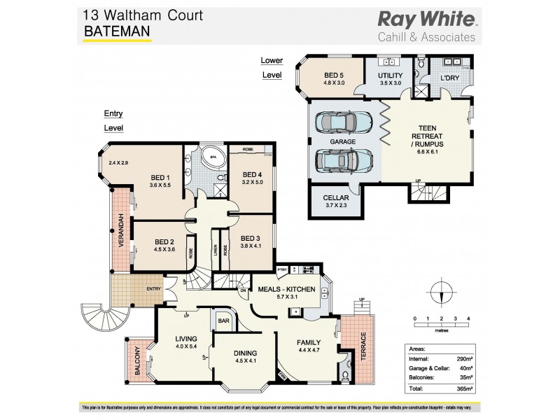 13 Waltham Court, Bateman WA 6150 Floorplan