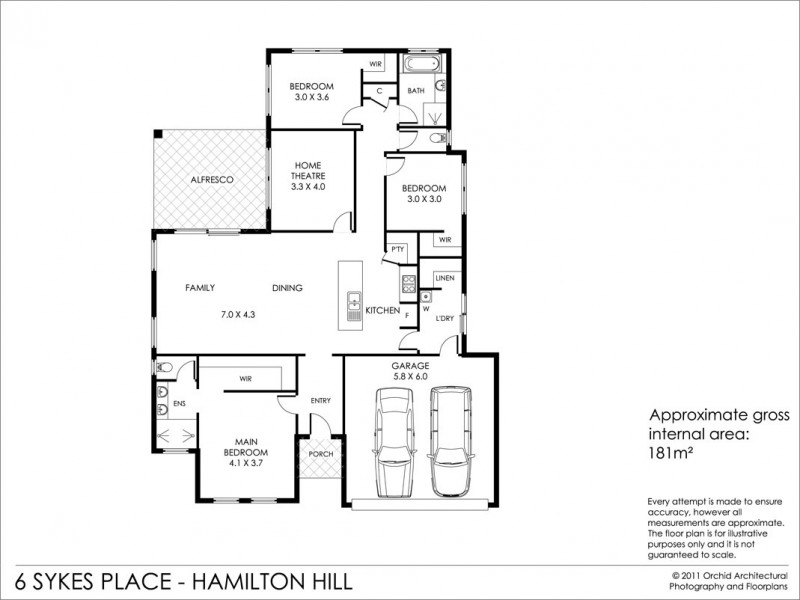 6 Sykes Place, Hamilton Hill WA 6163 Floorplan