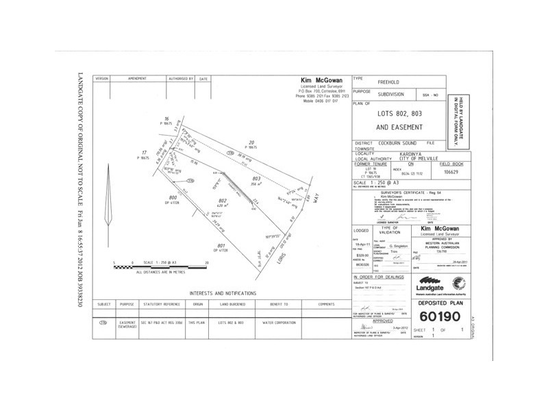 Lot 803 (31A) Loris Way, Kardinya WA 6163
