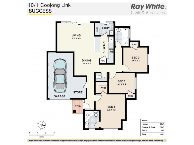 10/1 Coojong Link, Success WA 6164 Floorplan