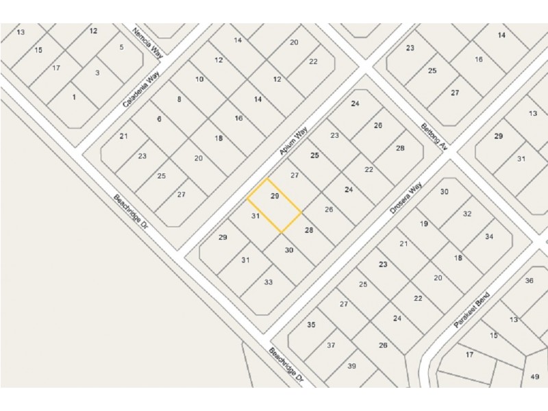 LOT 527 (29 ) APIUM WAY, Jurien Bay WA 6516