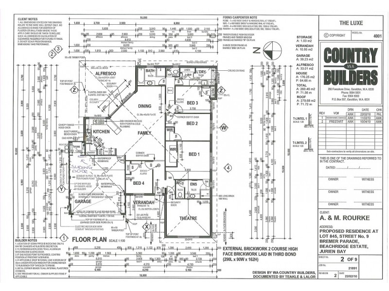 9 (LOT 845) BREMER PARADE, Jurien Bay WA 6516 Floorplan