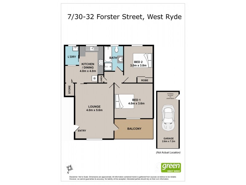 7/30-32 Forster Street, West Ryde NSW 2114 Floorplan