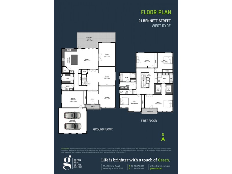 21 Bennett Street, West Ryde NSW 2114 Floorplan