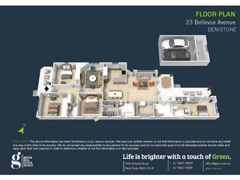 23 Bellevue Avenue, Denistone NSW 2114 Floorplan