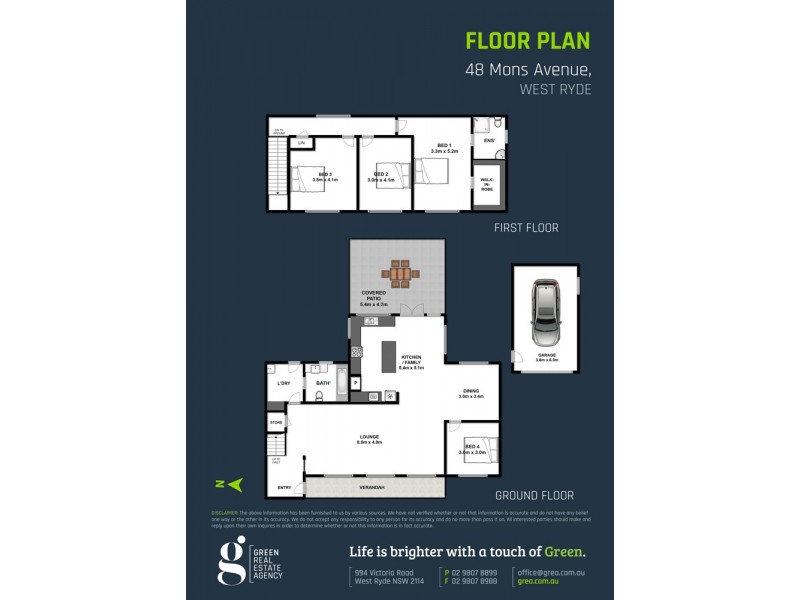 48 Mons Avenue, West Ryde NSW 2114 Floorplan