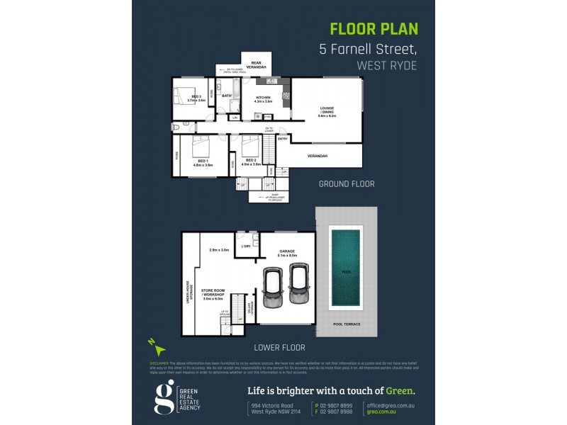 5 Farnell Street, West Ryde NSW 2114 Floorplan