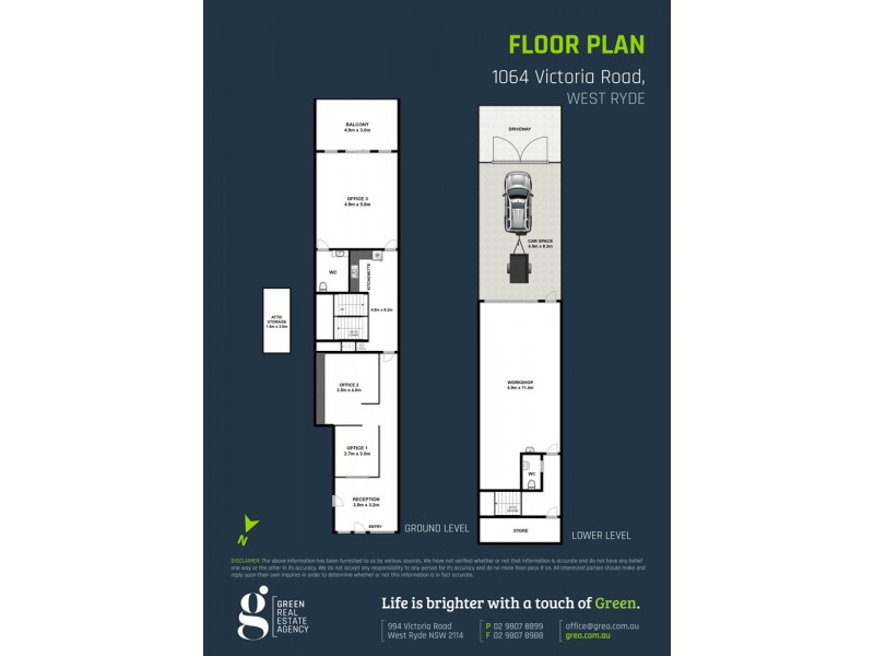 1064 Victoria Road, West Ryde NSW 2114 Floorplan
