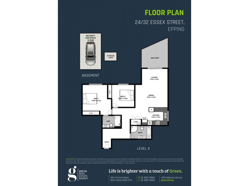 24/32 Essex Street, Epping NSW 2121 Floorplan