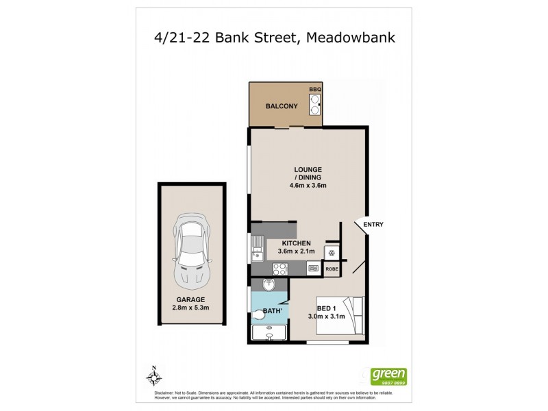 4/21-22 Bank Street, Meadowbank NSW 2114 Floorplan