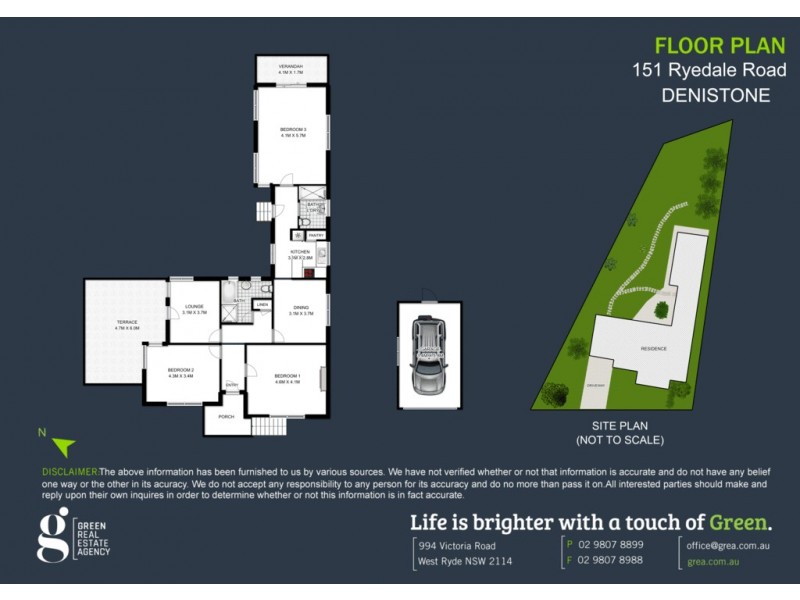 151 Ryedale Road, Denistone NSW 2114 Floorplan