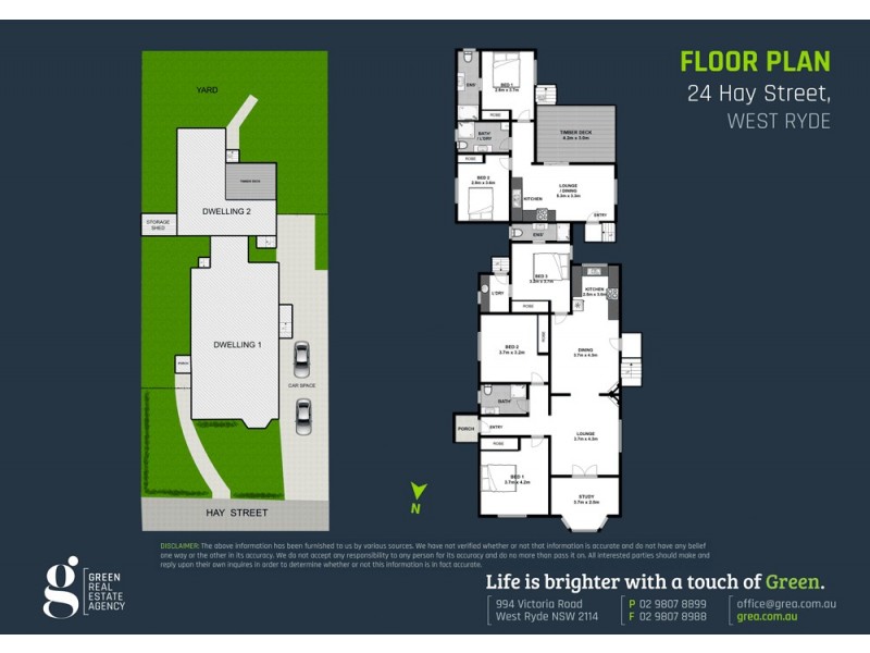 24 Hay Street, West Ryde NSW 2114 Floorplan